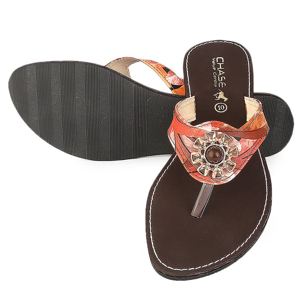 Women's Slipper (KL-031) - Brown - test-store-for-chase-value