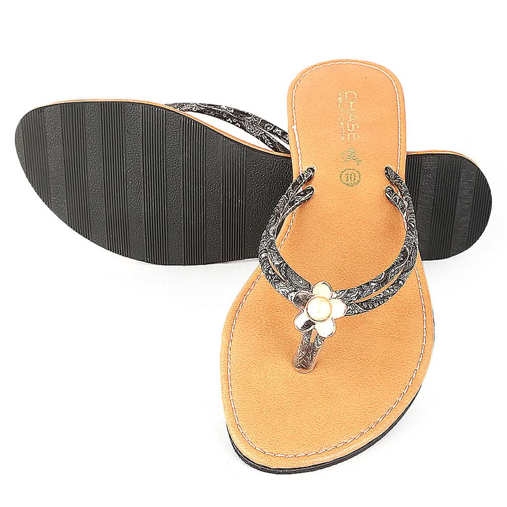 Women's Slipper (KL-035) - Black - test-store-for-chase-value
