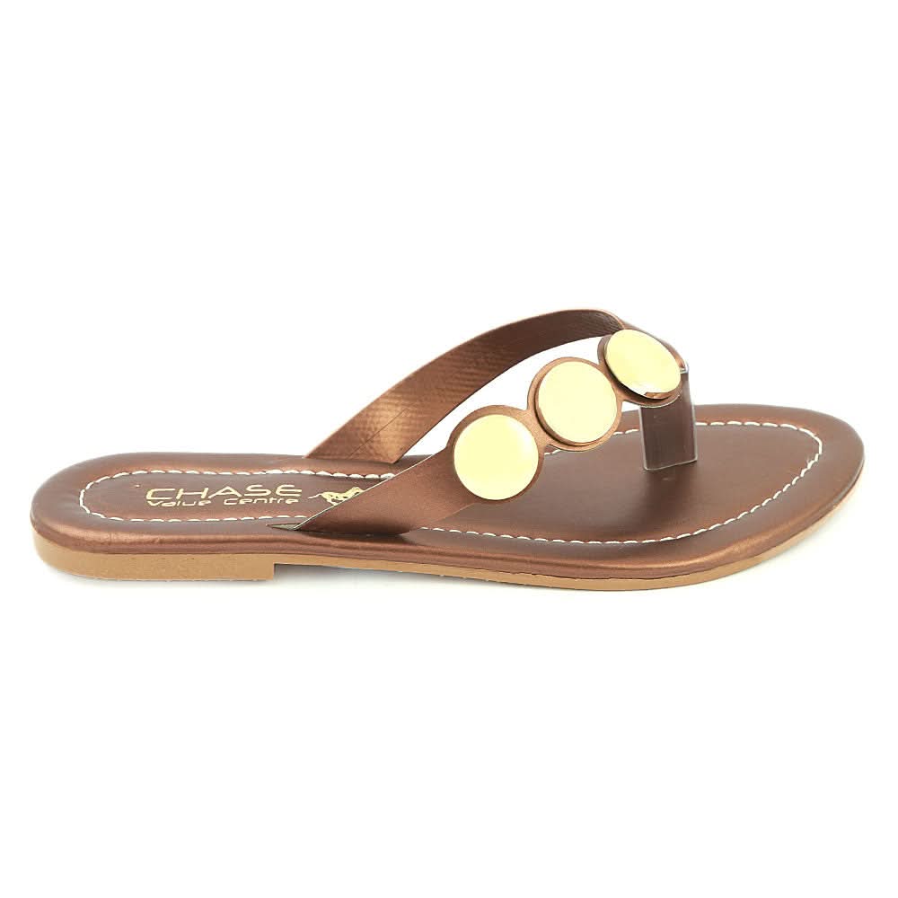 Women's Slipper (KL-052) - Brown, Women, Slippers, Chase Value, Chase Value