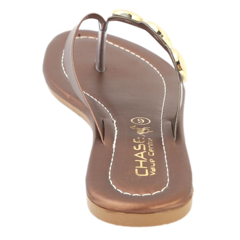 Women's Slipper (KL-052) - Brown, Women, Slippers, Chase Value, Chase Value