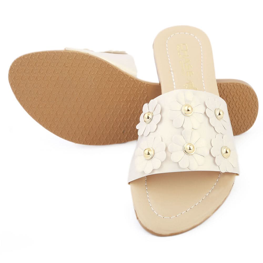 Women's Slipper (KL-053) - White, Women, Slippers, Chase Value, Chase Value