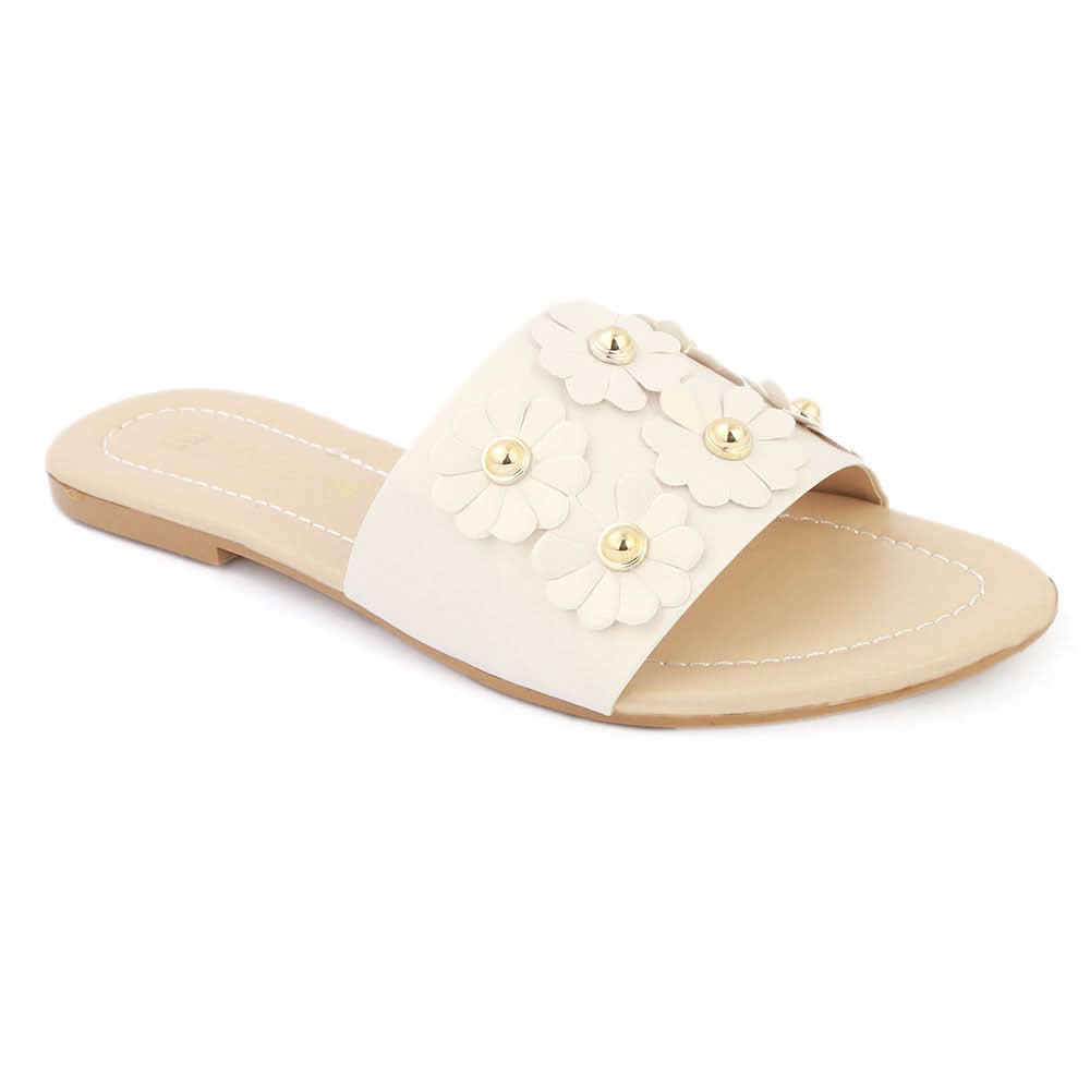 Women's Slipper (KL-053) - White, Women, Slippers, Chase Value, Chase Value