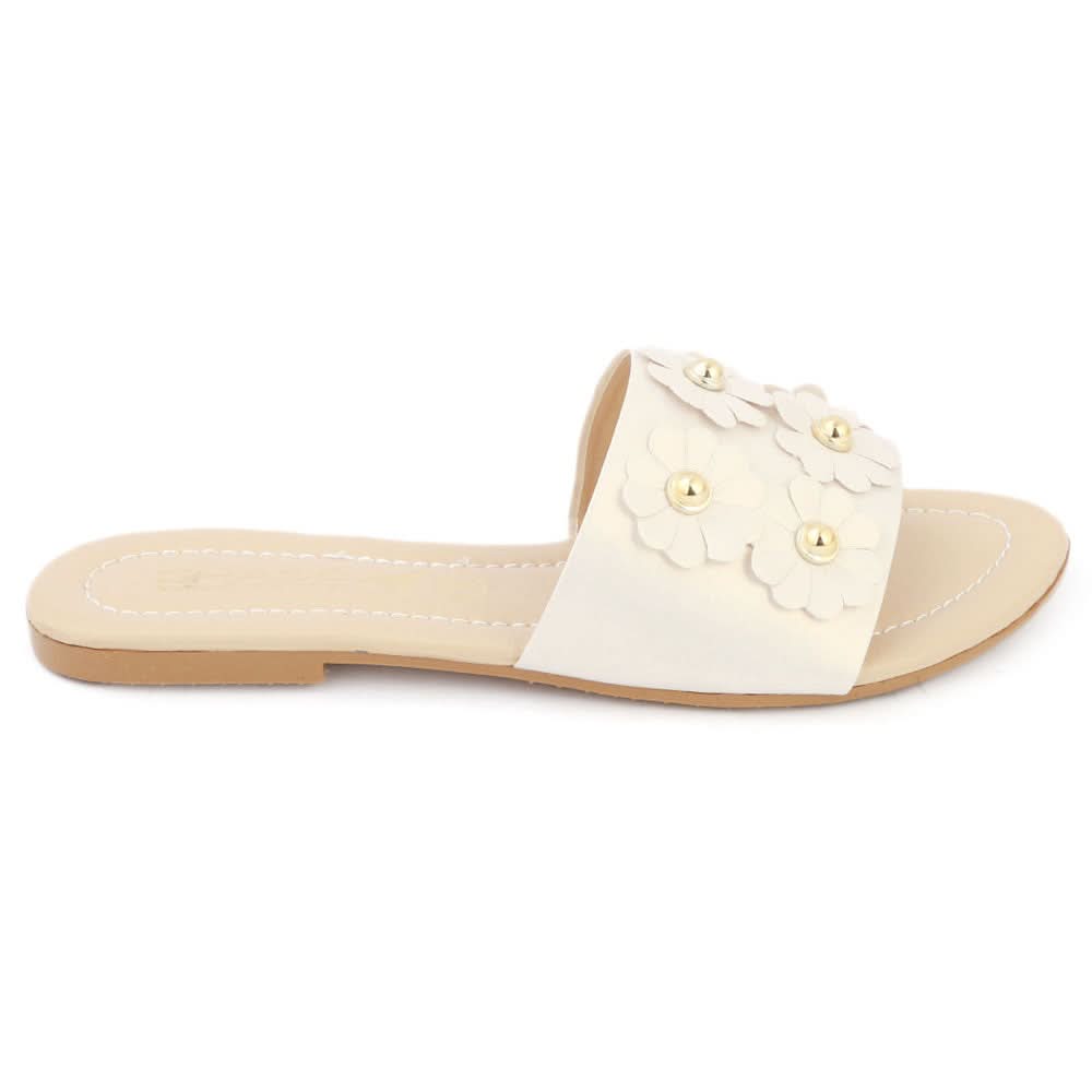 Women's Slipper (KL-053) - White, Women, Slippers, Chase Value, Chase Value