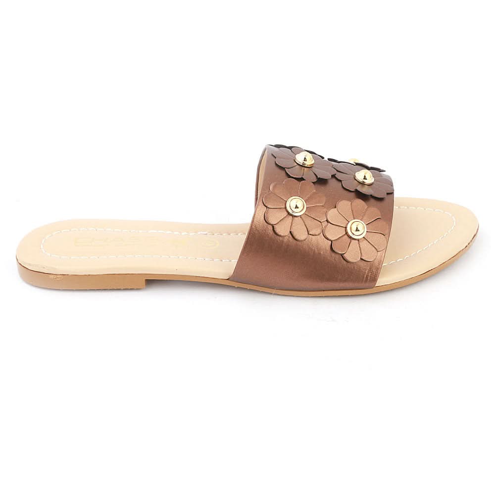 Women's Slipper (KL-053) - Brown, Women, Slippers, Chase Value, Chase Value