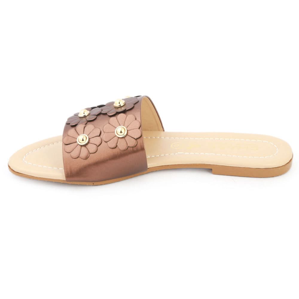 Women's Slipper (KL-053) - Brown, Women, Slippers, Chase Value, Chase Value