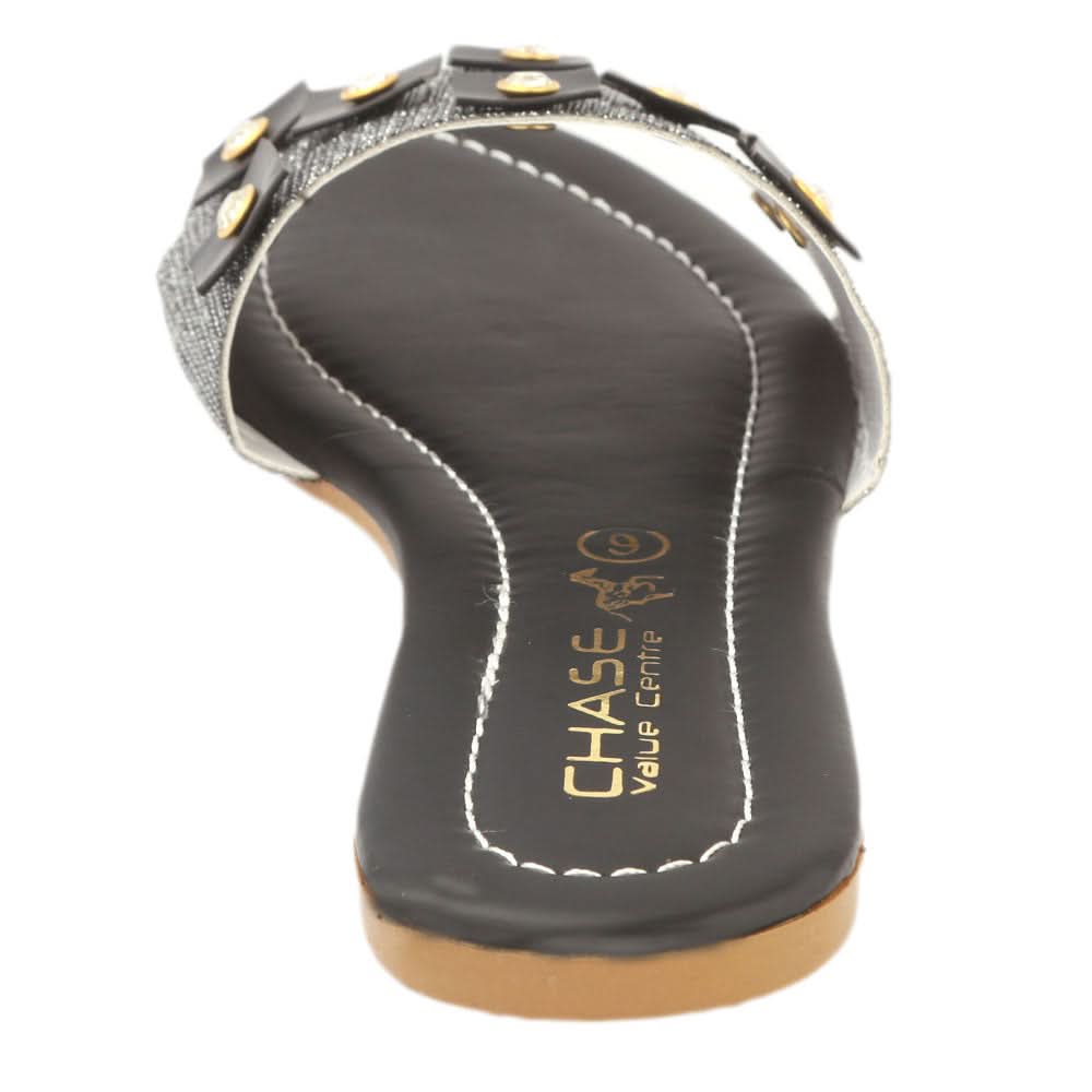 Women's Slipper (KL-054) - Black, Women, Slippers, Chase Value, Chase Value