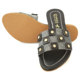 Women's Slipper (KL-054) - Black, Women, Slippers, Chase Value, Chase Value