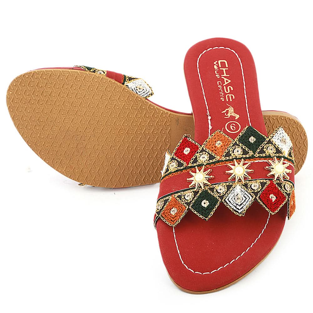 Women's Slipper (KL-055) - Maroon, Women, Slippers, Chase Value, Chase Value