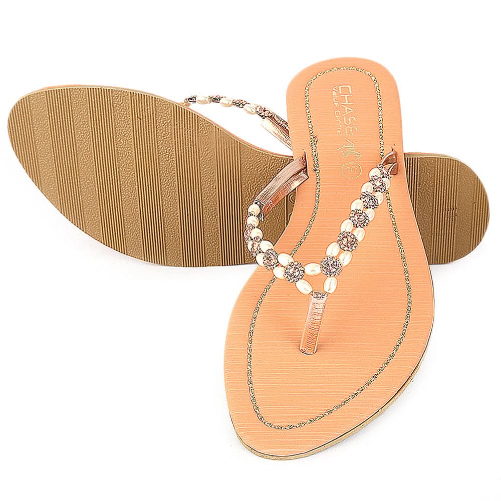 Women's Slipper (KL-05) - Peach - test-store-for-chase-value