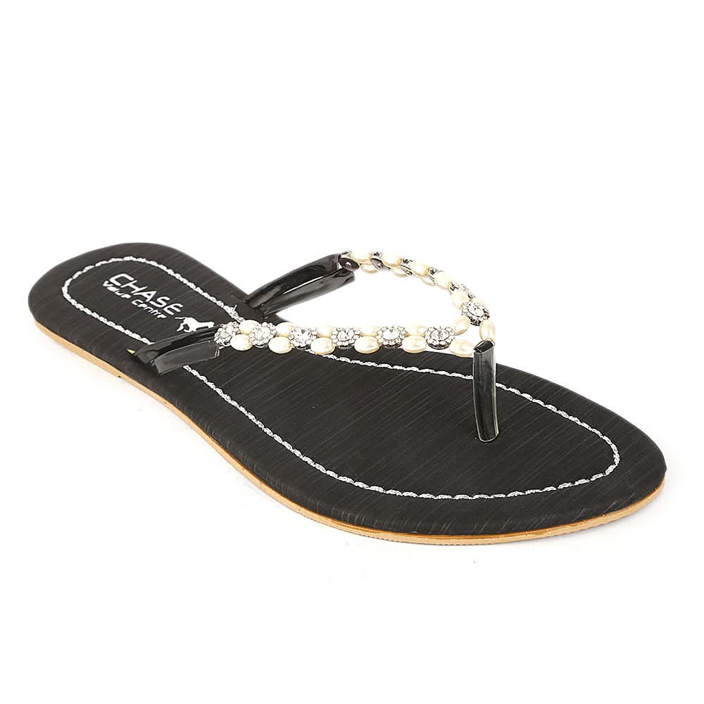 Women's Slipper (KL-05) - Black - test-store-for-chase-value