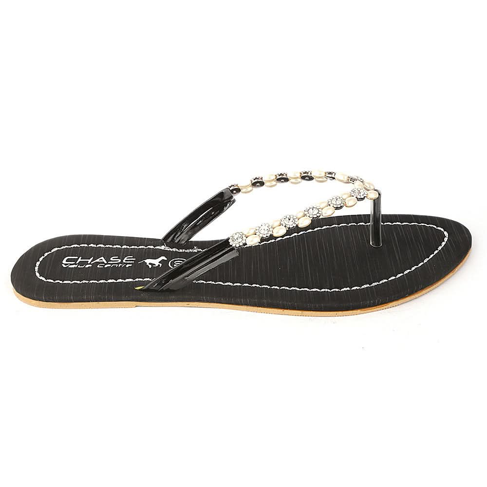 Women's Slipper (KL-05) - Black - test-store-for-chase-value