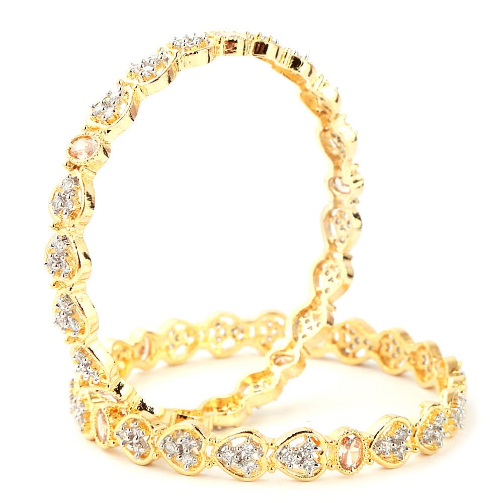 Women's Bangle- Golden, Women, Bangles & Bracelets, Chase Value, Chase Value