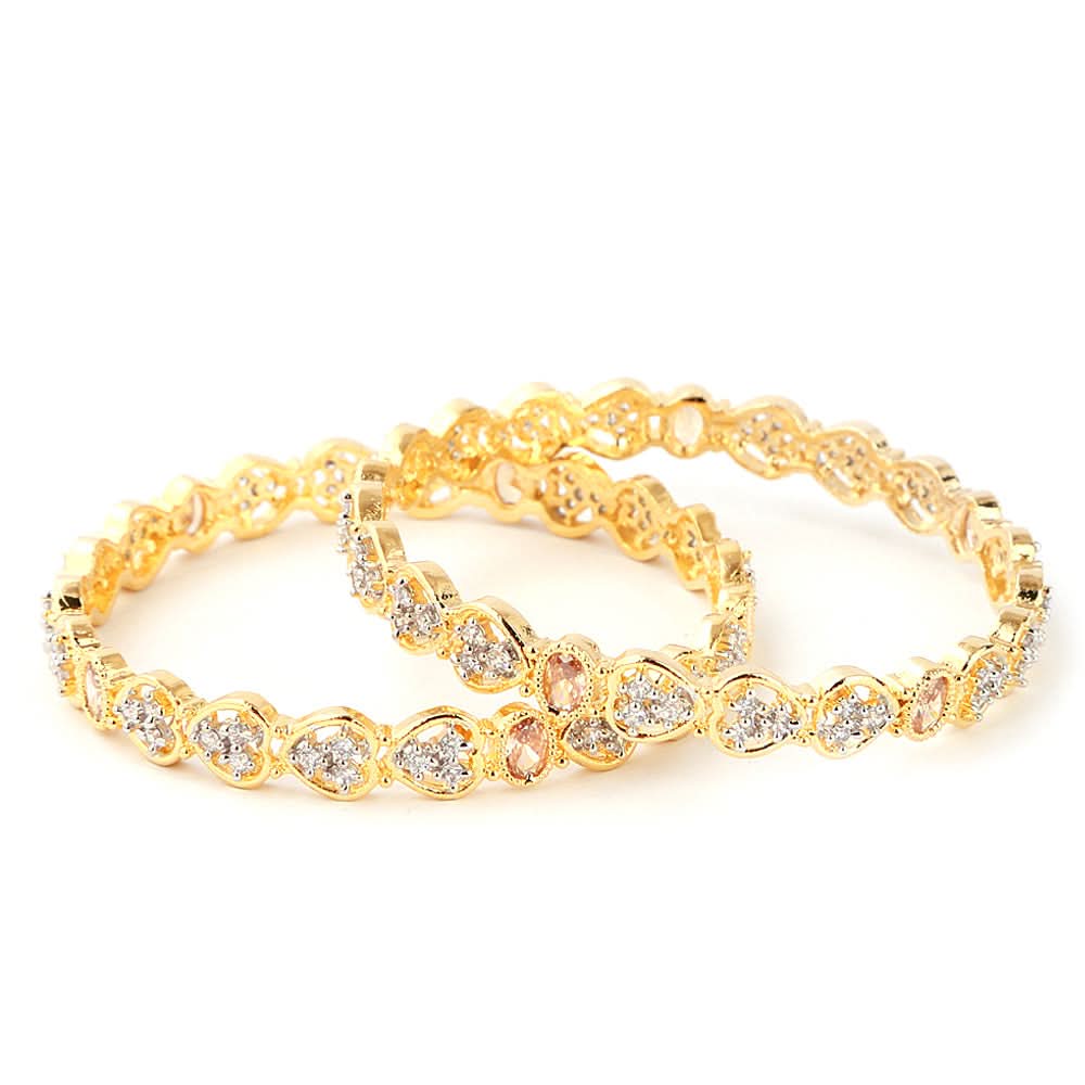 Women's Bangle- Golden, Women, Bangles & Bracelets, Chase Value, Chase Value