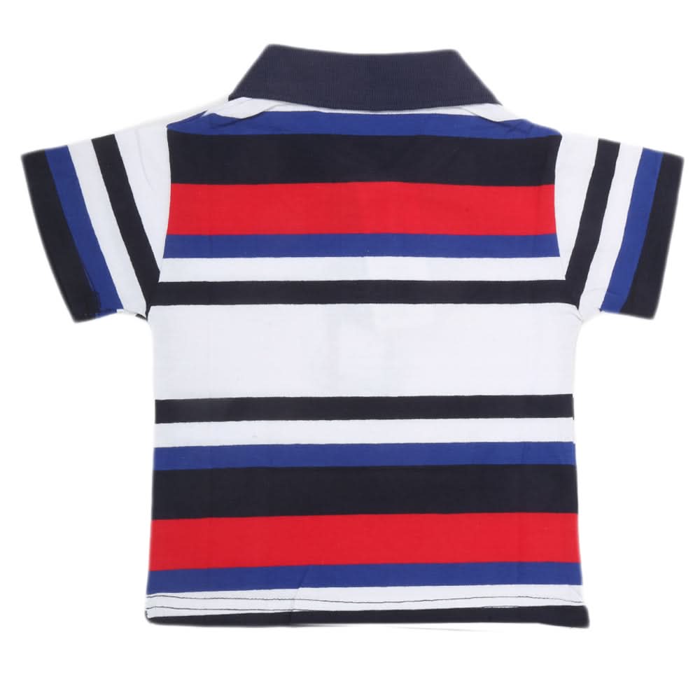 Newborn Boys Yarn Dyed T-Shirt - Royal Blue, Kids, NB Boys Shirts And T-Shirts, Chase Value, Chase Value