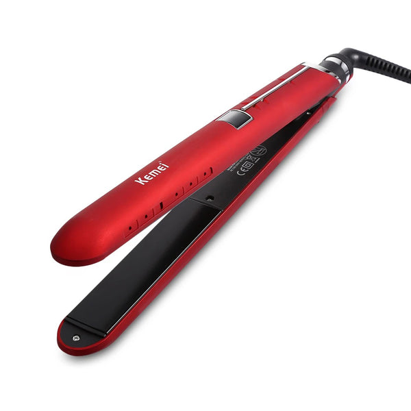 Straightener Kemei KM-2205, Home & Lifestyle, Straightener And Curler, Beauty & Personal Care, Hair Styling, Kemei, Chase Value
