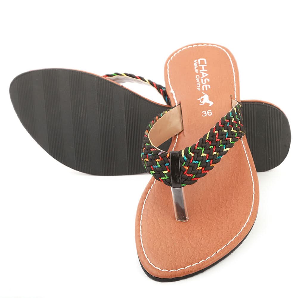 Women's Slipper (L-44) - Black, Women, Slippers, Chase Value, Chase Value