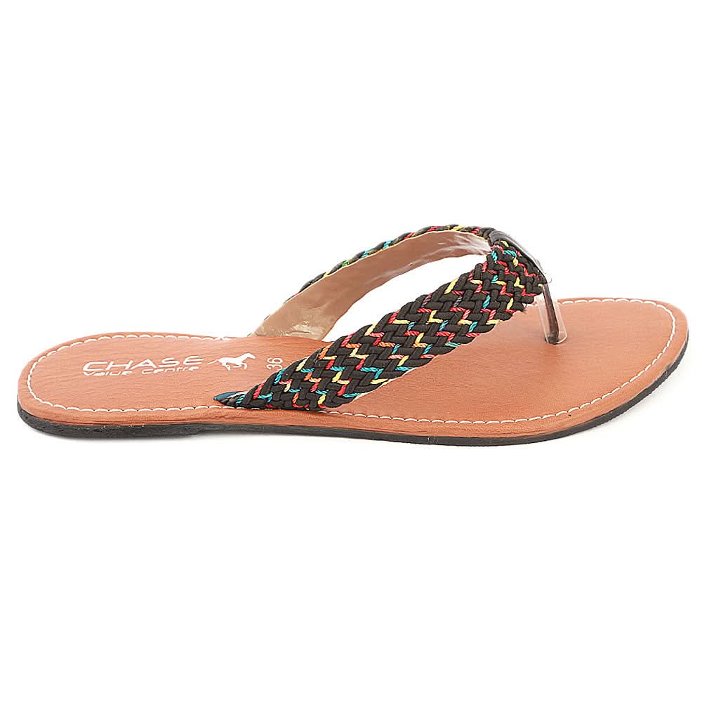 Women's Slipper (L-44) - Black, Women, Slippers, Chase Value, Chase Value
