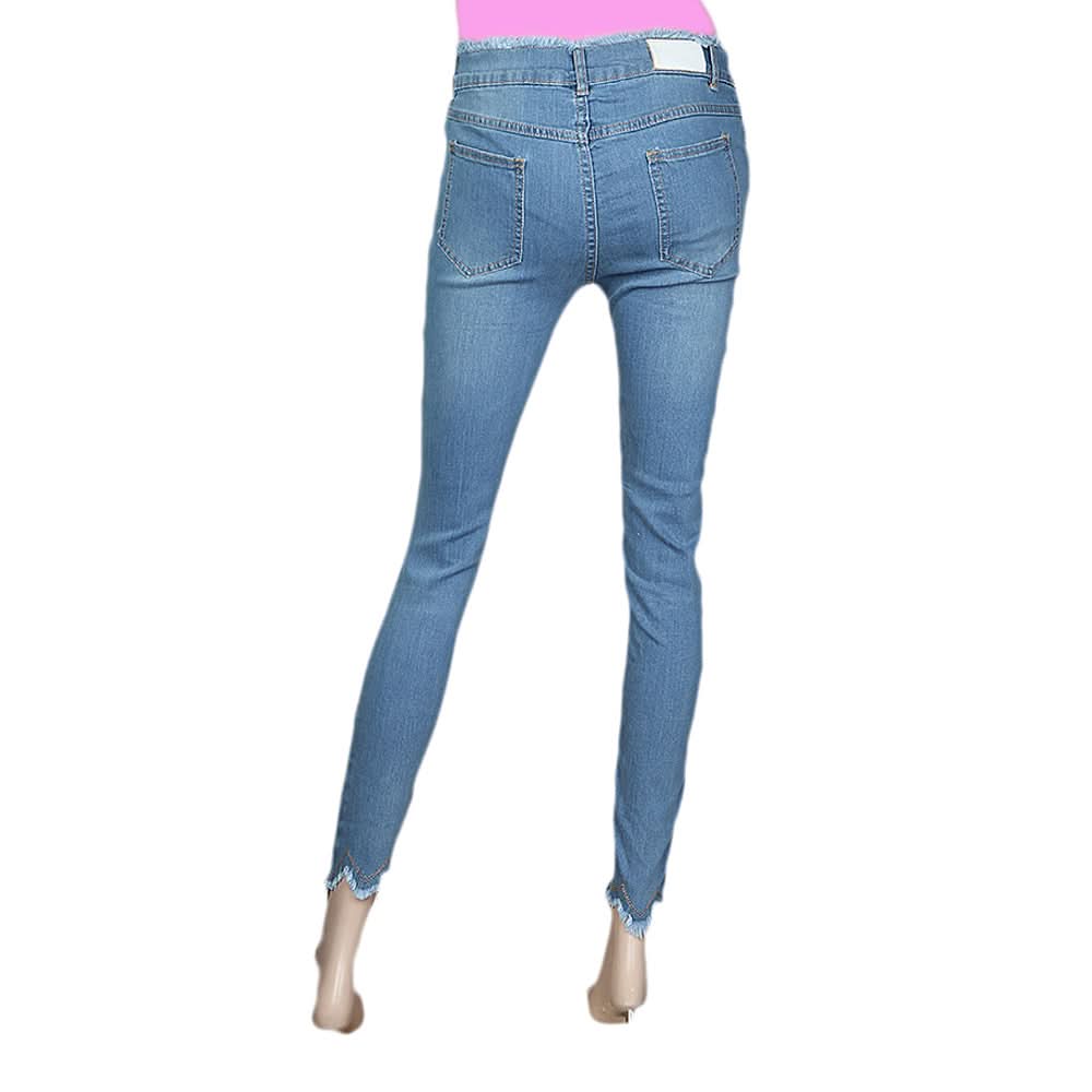 Women's Denim Pant - Light Blue, Women, Pants & Tights, Chase Value, Chase Value