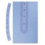Men's Mashriq Embroidered Un-Stitched Suit - Light-Blue, Men, Unstitched Fabric, Chase Value, Chase Value