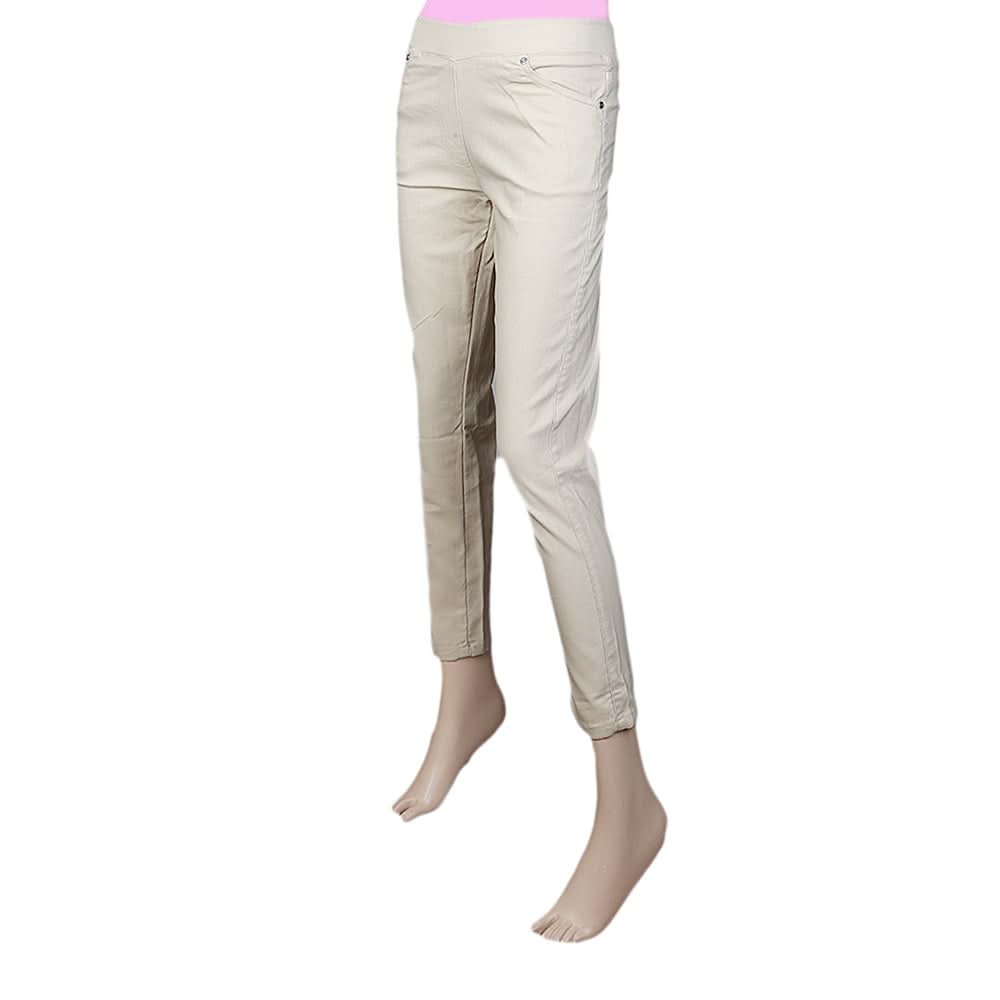 Women's Jegging - Beige, Women, Pants & Tights, Chase Value, Chase Value