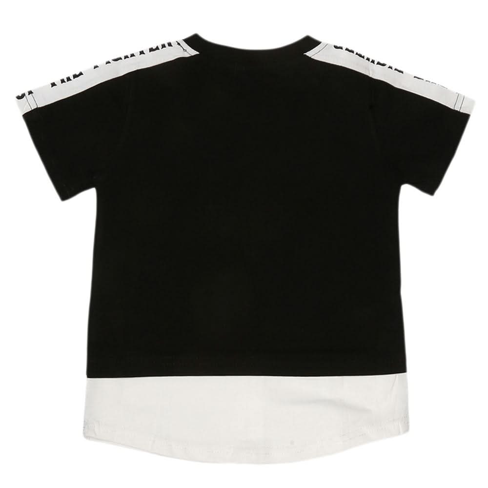 Boys Half Sleeves T-Shirt - Black, Kids, Boys T-Shirts, Chase Value, Chase Value