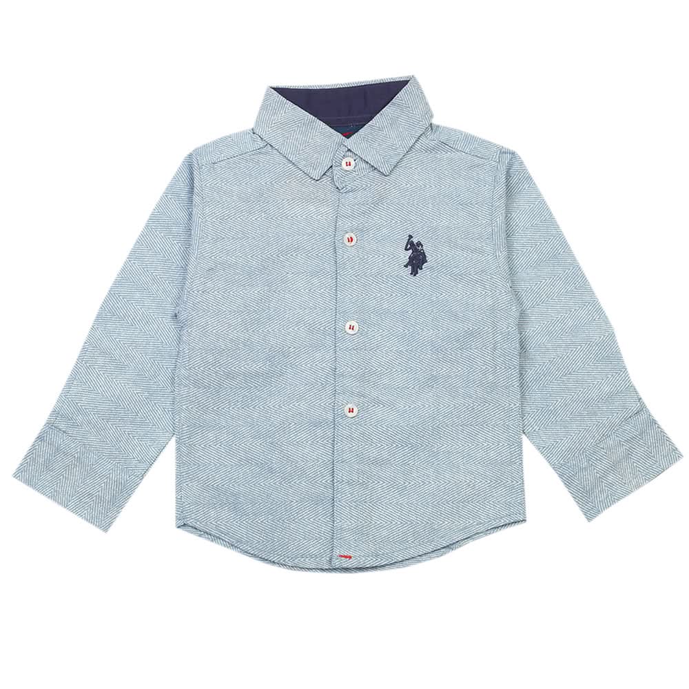 Boys Full Sleeves Casual Shirt - Light Blue, Boys Shirts, Chase Value, Chase Value