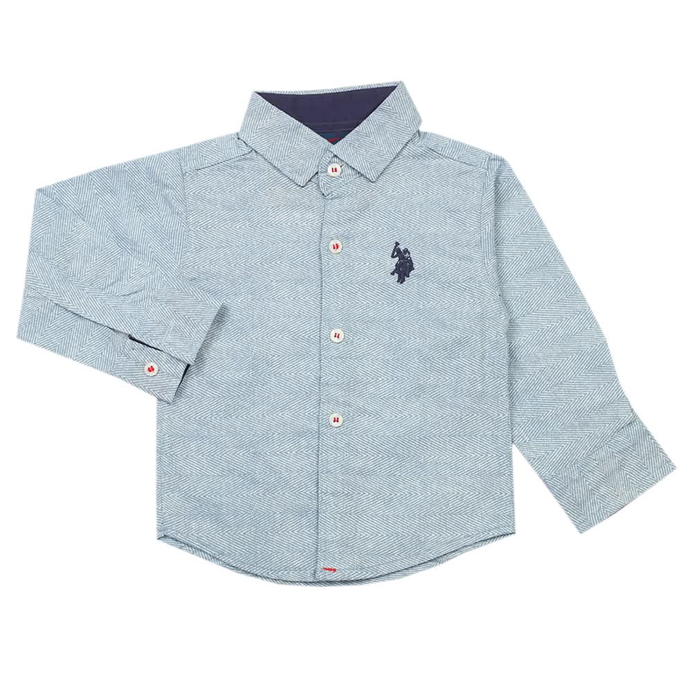 Boys Full Sleeves Casual Shirt - Light Blue, Boys Shirts, Chase Value, Chase Value
