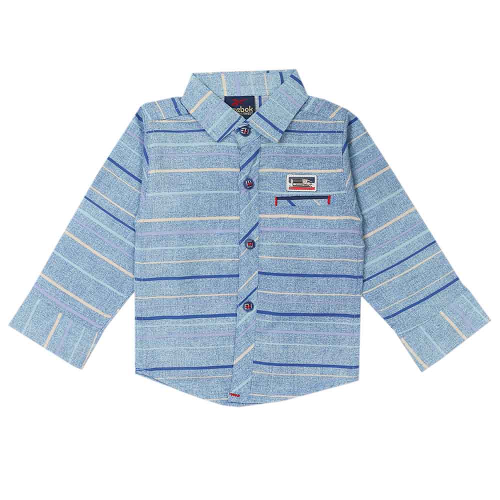 Boys Full Sleeves Casual Shirt - Blue, Boys Shirts, Chase Value, Chase Value