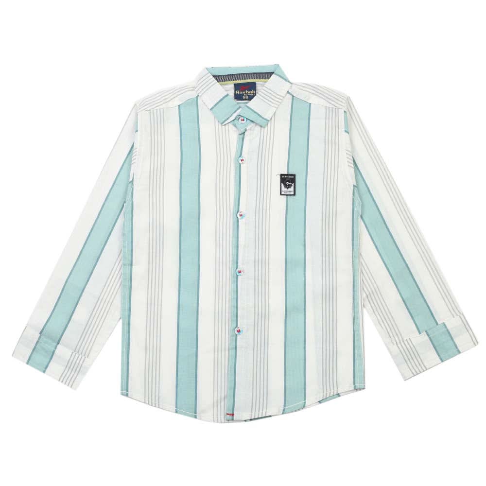 Boys Full Sleeves Casual Shirt - Light Green, Boys Shirts, Chase Value, Chase Value