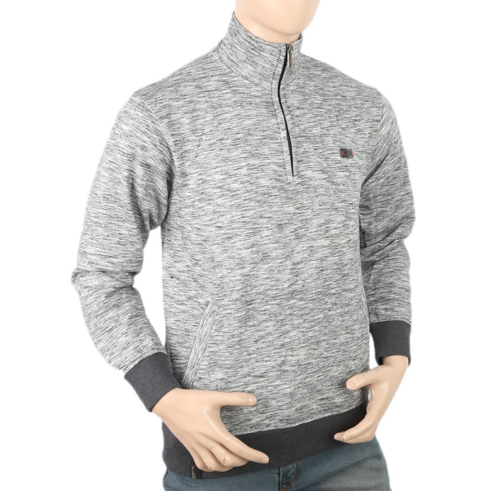 Men's Full Sleeves Fancy Jumper - Light Grey, Men, Sweater and Sweat Shirts, Chase Value, Chase Value