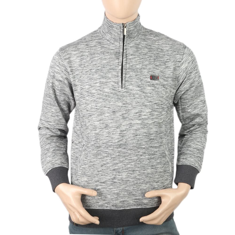Men's Full Sleeves Fancy Jumper - Light Grey, Men, Sweater and Sweat Shirts, Chase Value, Chase Value