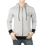 Men's Fleece Zip Jacket - Light Grey, Men, Jackets and Hoodies, Chase Value, Chase Value