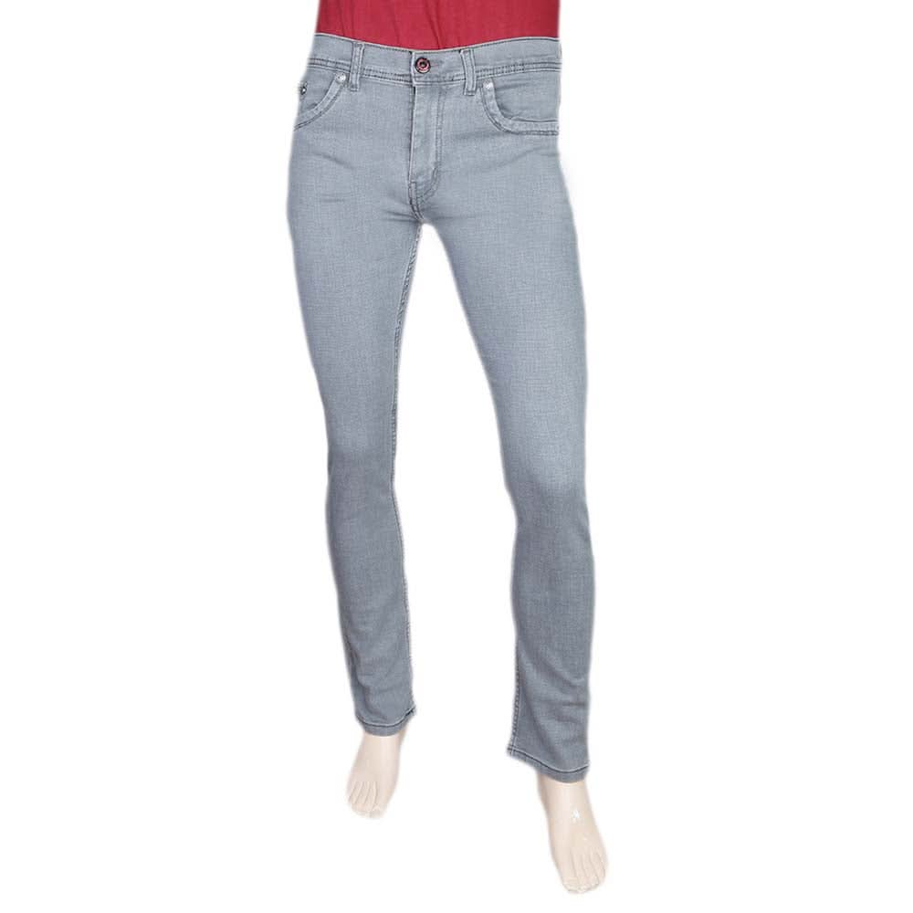 Men's Slim Fit Jeans Pant - Light Grey, Men, Casual Pants And Jeans, Chase Value, Chase Value