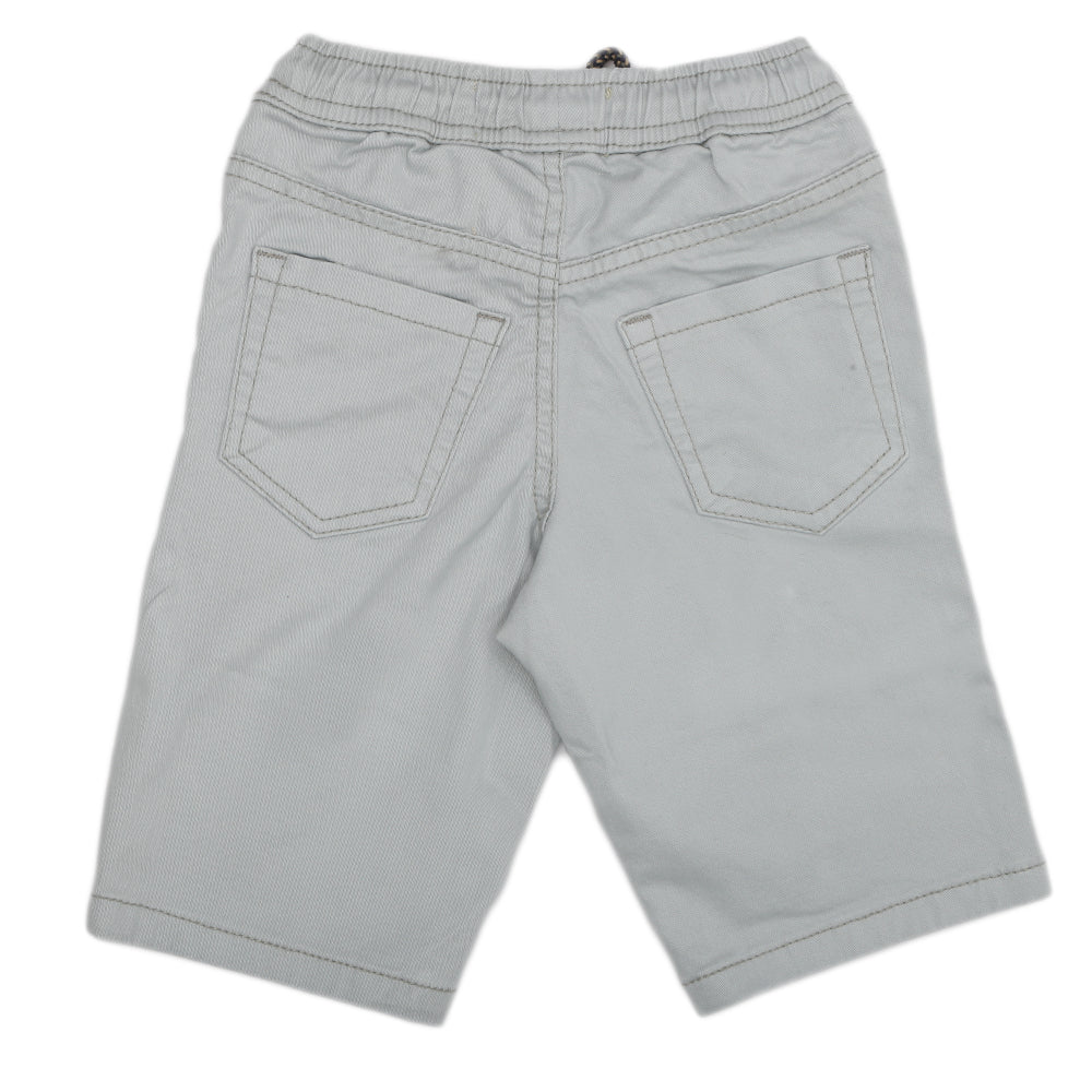 Boys Cotton Bermuda Short - Light Grey, Kids, Boys Shorts, Chase Value, Chase Value