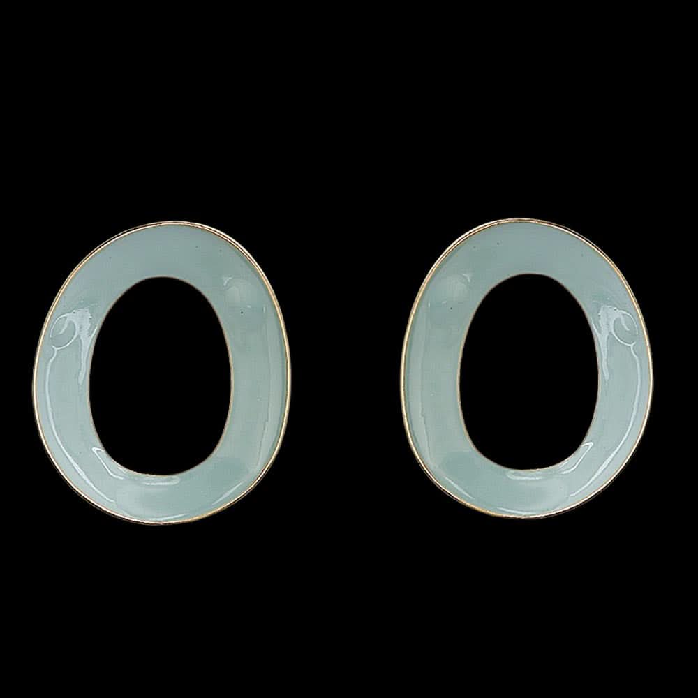 Women's Ear Tops - Light Green, Women, Earrings & Tops, Chase Value, Chase Value