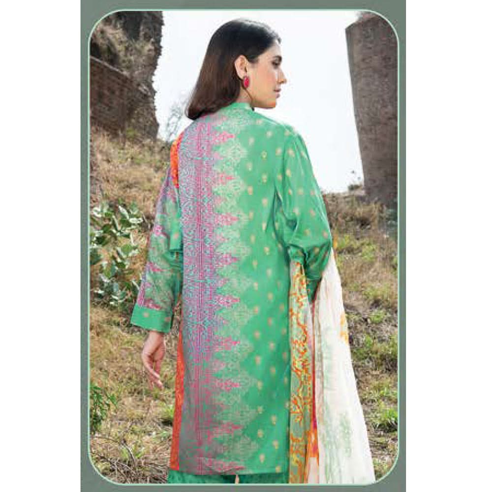 LimeLight Summer 3Pcs Unstitched Suit - Turquoise, Women, 3Pcs Shalwar Suit, Limelight, Chase Value