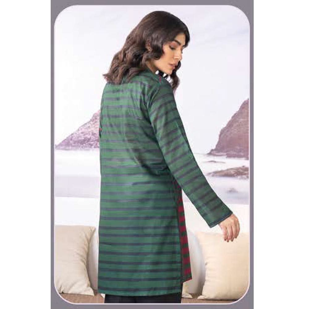 LimeLight Summer 1Pcs Unstitched Kurti - Green, Women, Unstitched Kurti, Limelight, Chase Value