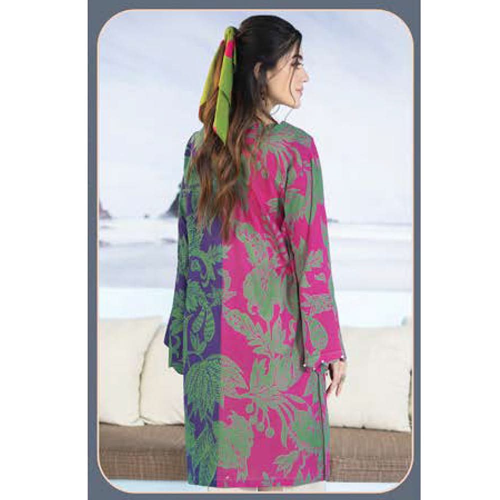 LimeLight Summer 1Pcs Unstitched Kurti - Purple, Women, Unstitched Kurti, Limelight, Chase Value