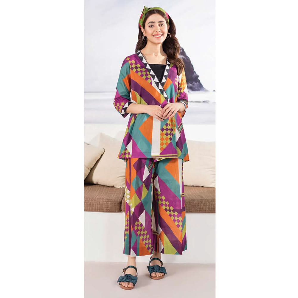 LimeLight Summer 1Pcs Unstitched Kurti - Gren, Women, Unstitched Kurti, Limelight, Chase Value