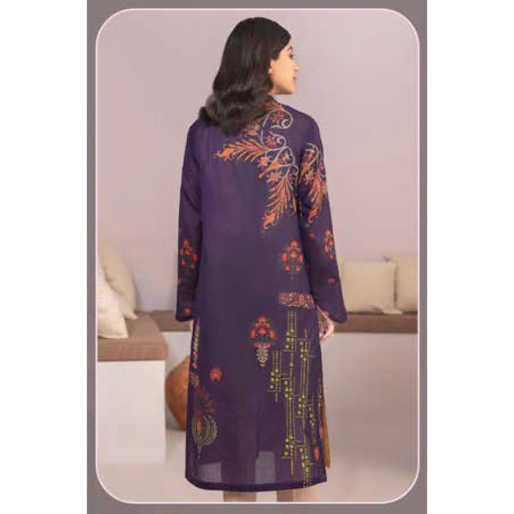 LimeLight Summer 1Pcs Unstitched Kurti - Purple, Women, Unstitched Kurti, Limelight, Chase Value