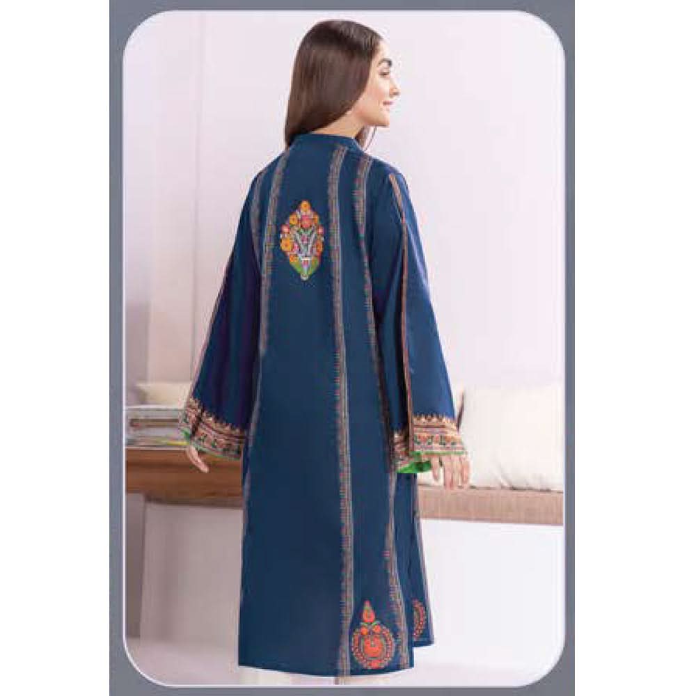 LimeLight Summer 1Pcs Unstitched Kurti - Blue, Women, Unstitched Kurti, Limelight, Chase Value