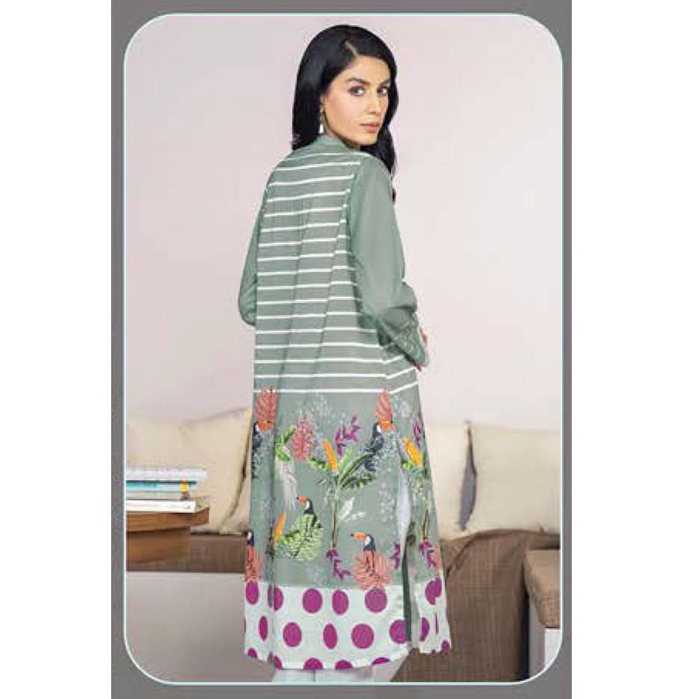 LimeLight Summer 1Pcs Unstitched Kurti - Turquoise, Women, Unstitched Kurti, Limelight, Chase Value