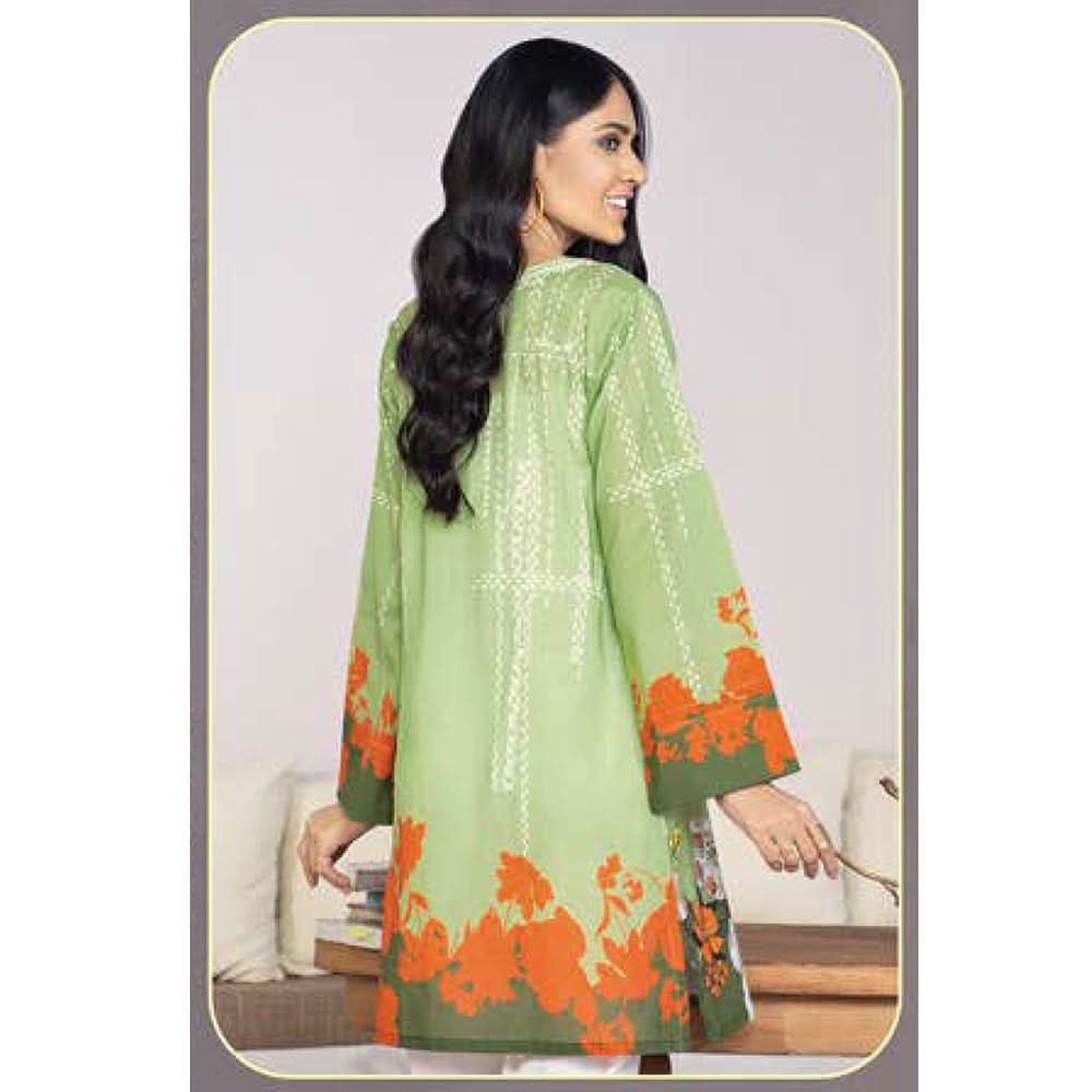 LimeLight Summer 1Pcs Unstitched Kurti - Green, Women, Unstitched Kurti, Limelight, Chase Value