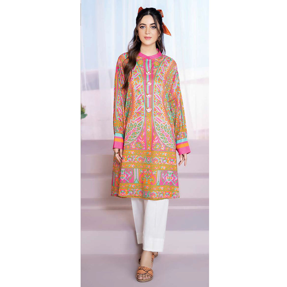 LimeLight Summer 1Pcs Unstitched Kurti - Pink, Women, Unstitched Kurti, Limelight, Chase Value