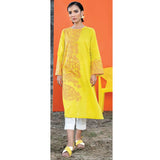 LimeLight Summer 1Pcs Unstitched Kurti - Neon Green, Women, Unstitched Kurti, Limelight, Chase Value