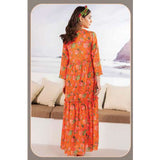 LimeLight Summer 1Pcs Unstitched Kurti - Orange, Women, Unstitched Kurti, Limelight, Chase Value