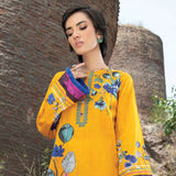 LimeLight Summer 2Pcs Unstitched Suit - Ochre, Women, 2Pcs Shalwar Suit, Limelight, Chase Value
