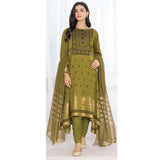 LimeLight Summer 2Pcs Unstitched Suit - Green, Women, 2Pcs Shalwar Suit, Limelight, Chase Value