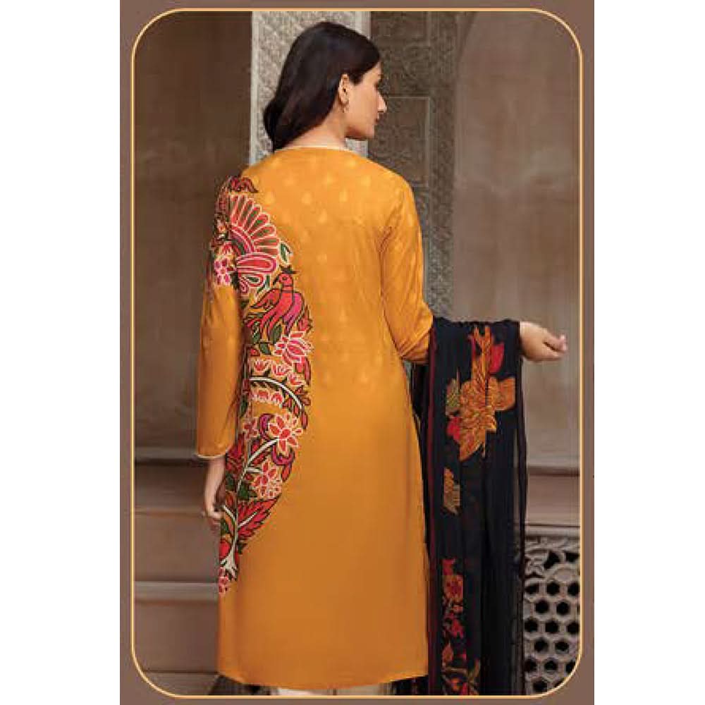 LimeLight Summer 2Pcs Unstitched Suit - Yellow, Women, 2Pcs Shalwar Suit, Limelight, Chase Value