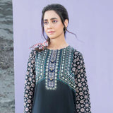 LimeLight Summer 2Pcs Unstitched Suit - Black, Women, 2Pcs Shalwar Suit, Limelight, Chase Value